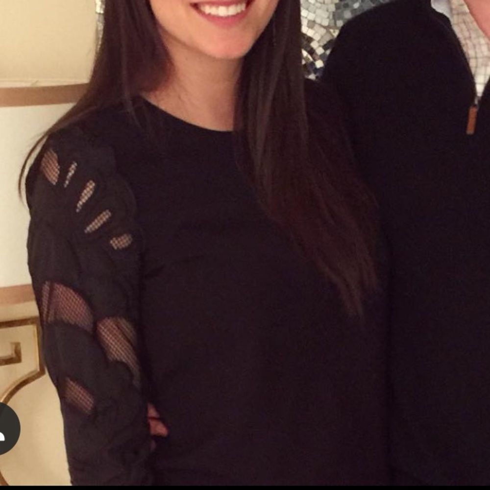 NWT Piperlime Lace Sleeve Black Dress - Picture 3 of 8